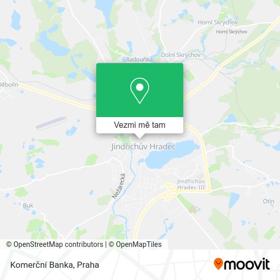 Komerční Banka mapa