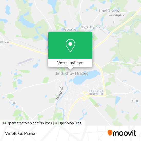 Vinotéka mapa