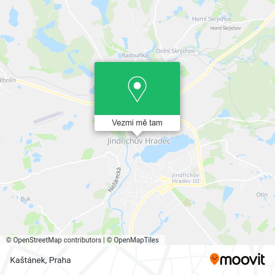 Kaštánek mapa
