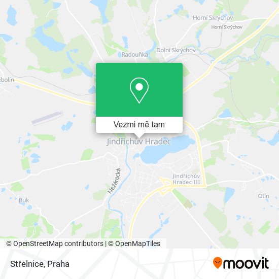 Střelnice mapa