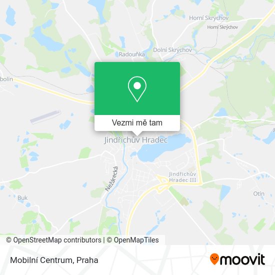 Mobilní Centrum mapa