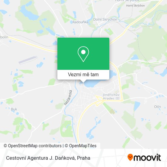 Cestovní Agentura J. Daňková mapa