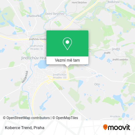 Koberce Trend mapa