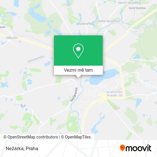 Nežárka mapa