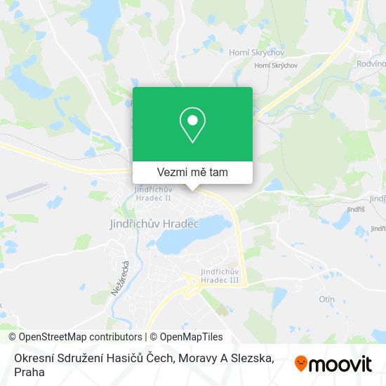 Okresní Sdružení Hasičů Čech, Moravy A Slezska mapa
