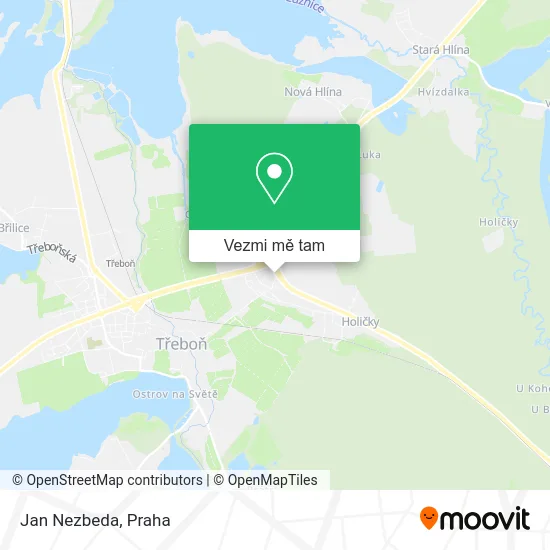 Jan Nezbeda mapa