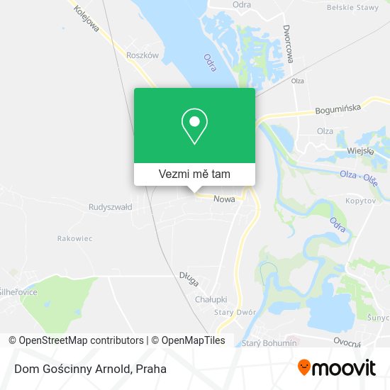 Dom Gościnny Arnold mapa