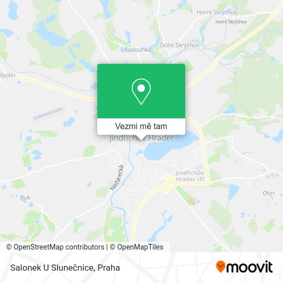 Salonek U Slunečnice mapa