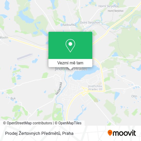 Prodej Žertovných Předmětů mapa
