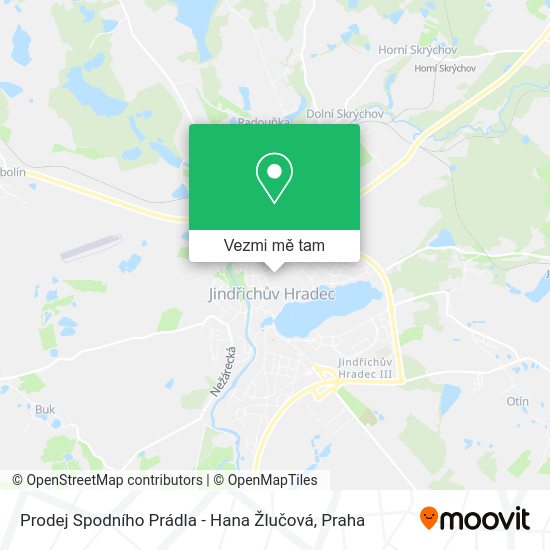 Prodej Spodního Prádla - Hana Žlučová mapa