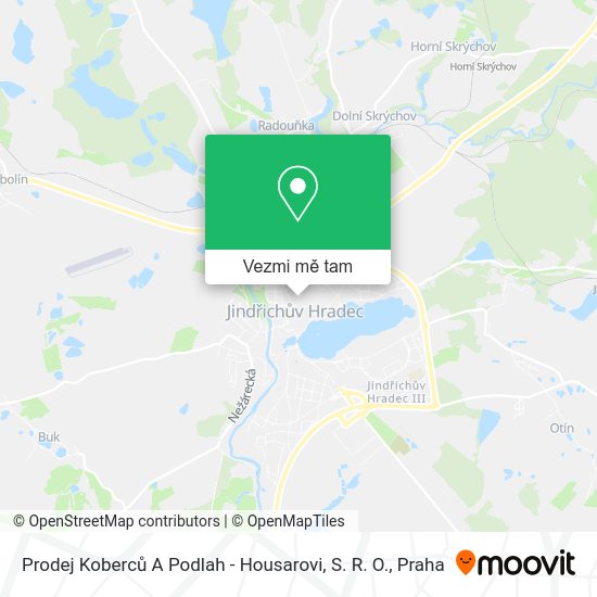 Prodej Koberců A Podlah - Housarovi, S. R. O. mapa