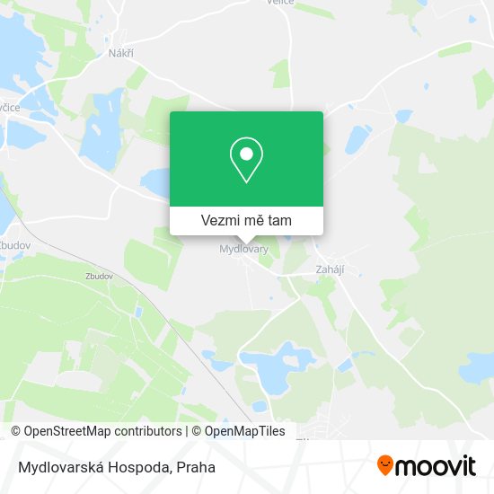 Mydlovarská Hospoda mapa