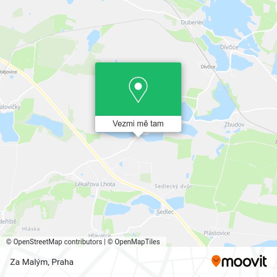 Za Malým mapa