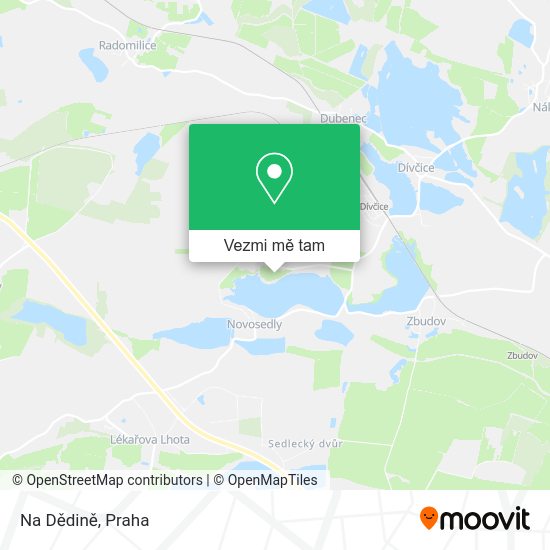 Na Dědině mapa