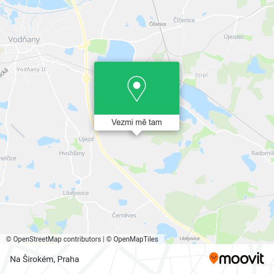 Na Širokém mapa