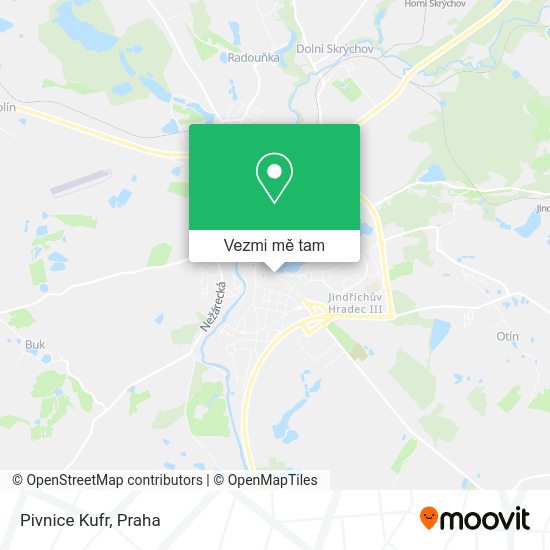 Pivnice Kufr mapa