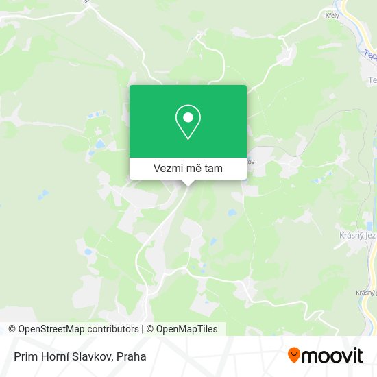 Prim Horní Slavkov mapa