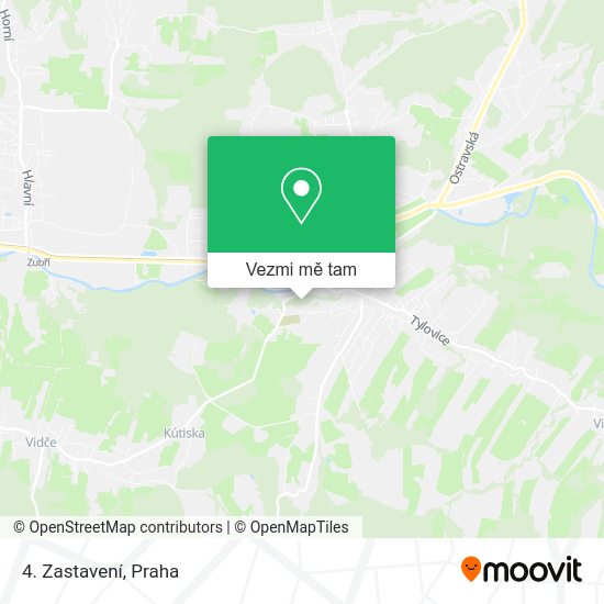 4. Zastavení mapa