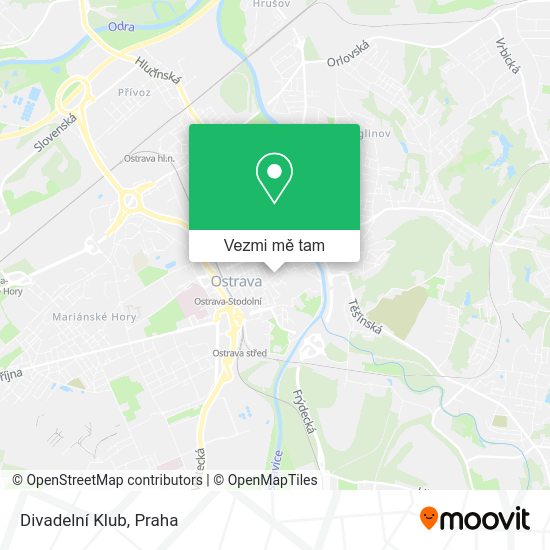 Divadelní Klub mapa