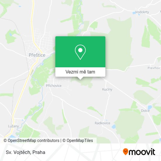 Sv. Vojtěch mapa
