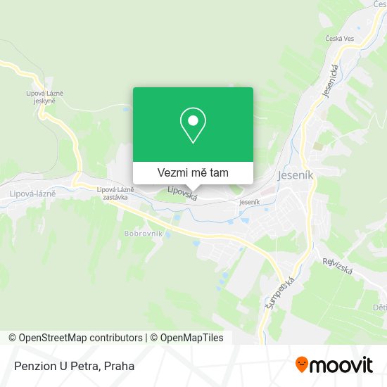 Penzion U Petra mapa