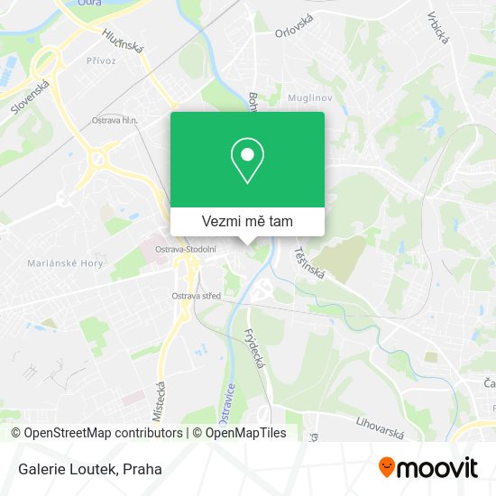 Galerie Loutek mapa