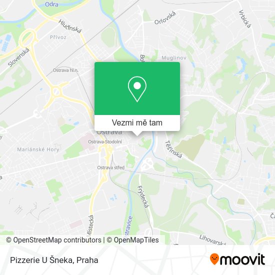 Pizzerie U Šneka mapa