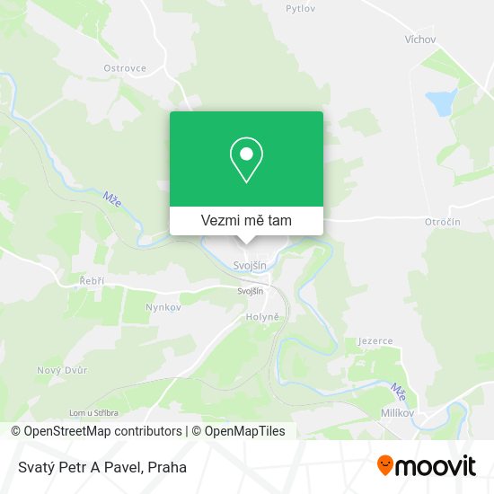 Svatý Petr A Pavel mapa