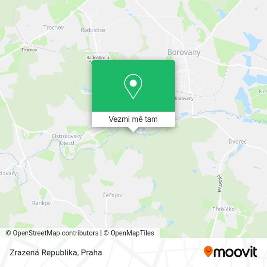 Zrazená Republika mapa