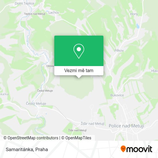 Samaritánka mapa