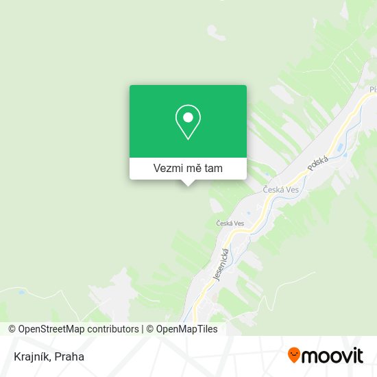 Krajník mapa