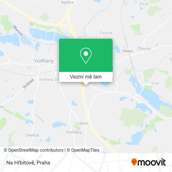 Na Hřbitově mapa