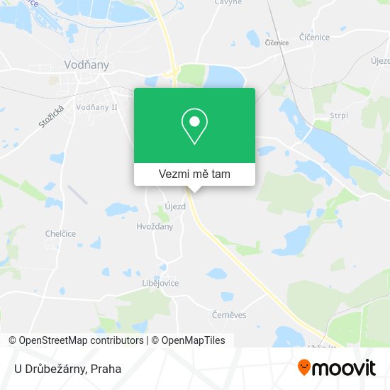 U Drůbežárny mapa
