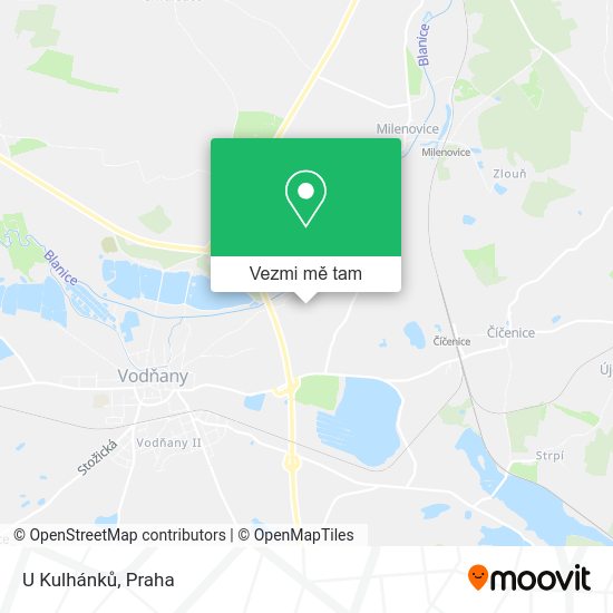 U Kulhánků mapa