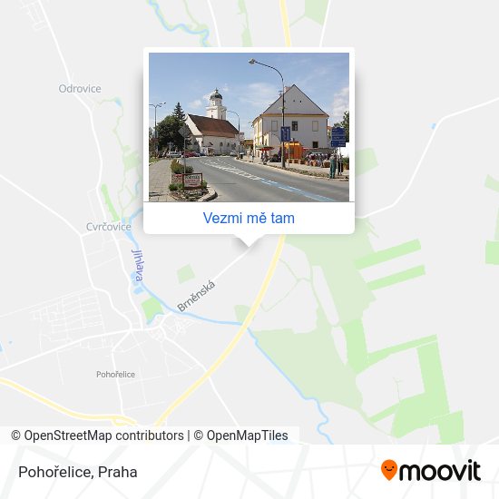 Pohořelice mapa