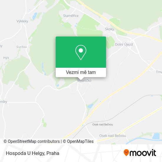 Hospoda U Helgy mapa