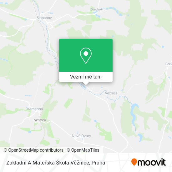 Základní A Mateřská Škola Věžnice mapa