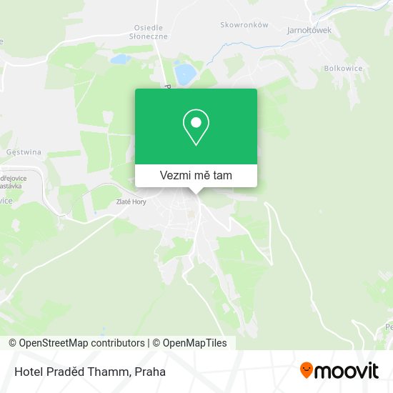 Hotel Praděd Thamm mapa