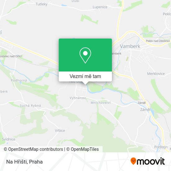 Na Hřišti mapa