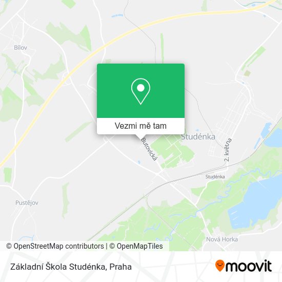 Základní Škola Studénka mapa