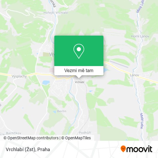 Vrchlabí (Žst) mapa