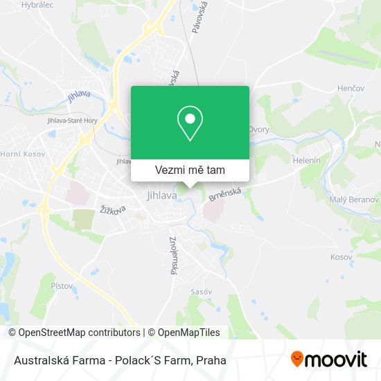 Australská Farma - Polack´S Farm mapa