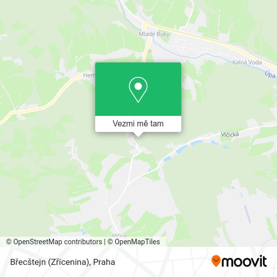 Břecštejn (Zřícenina) mapa