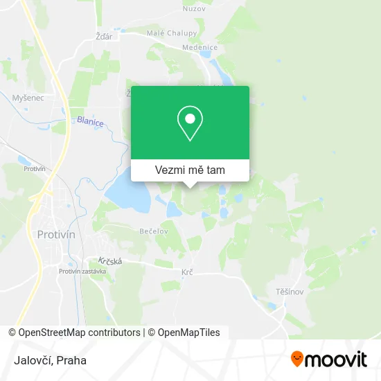Jalovčí mapa