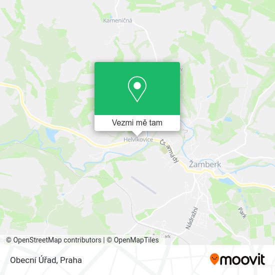 Obecní Úřad mapa
