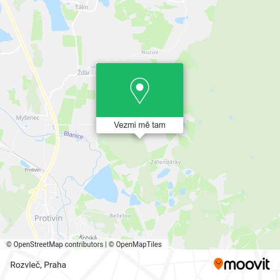 Rozvleč mapa