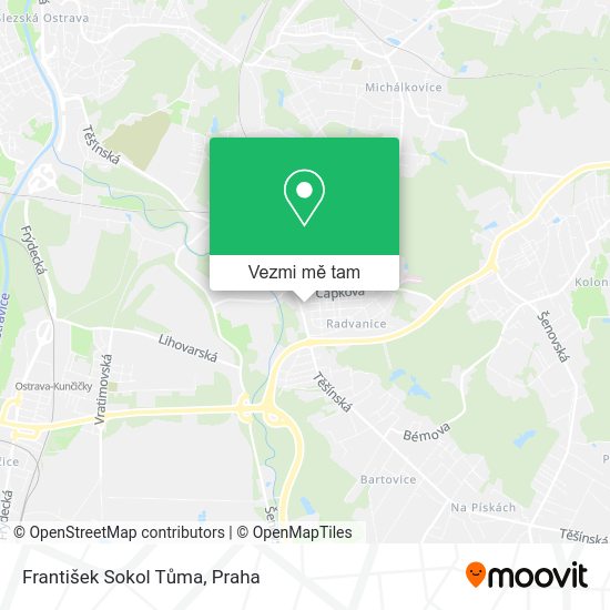 František Sokol Tůma mapa