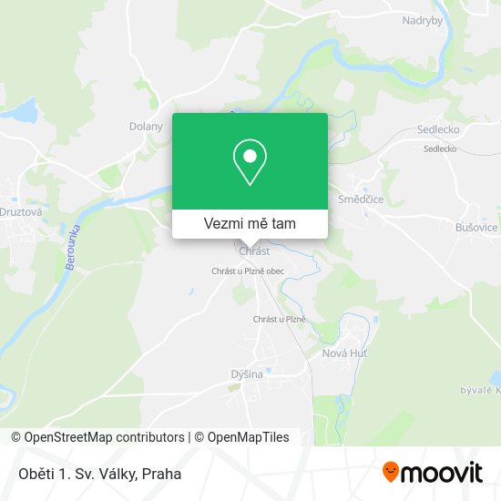 Oběti 1. Sv. Války mapa