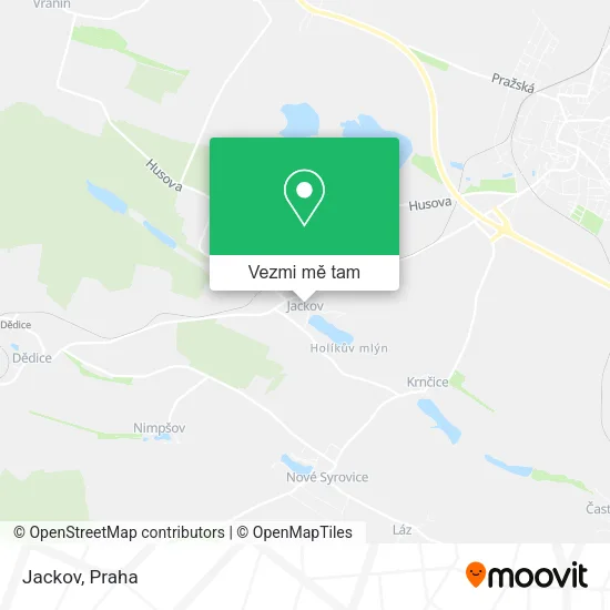 Jackov mapa