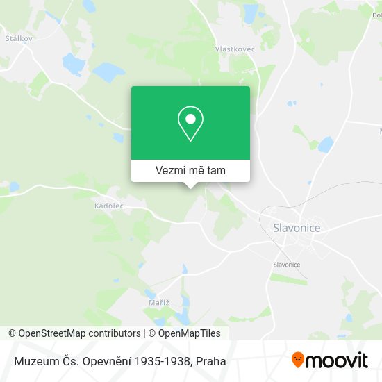 Muzeum Čs. Opevnění 1935-1938 mapa